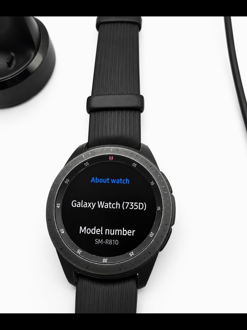 Samsung Galaxy Watch (Black) - Galaxy Watch 735D SM-R810